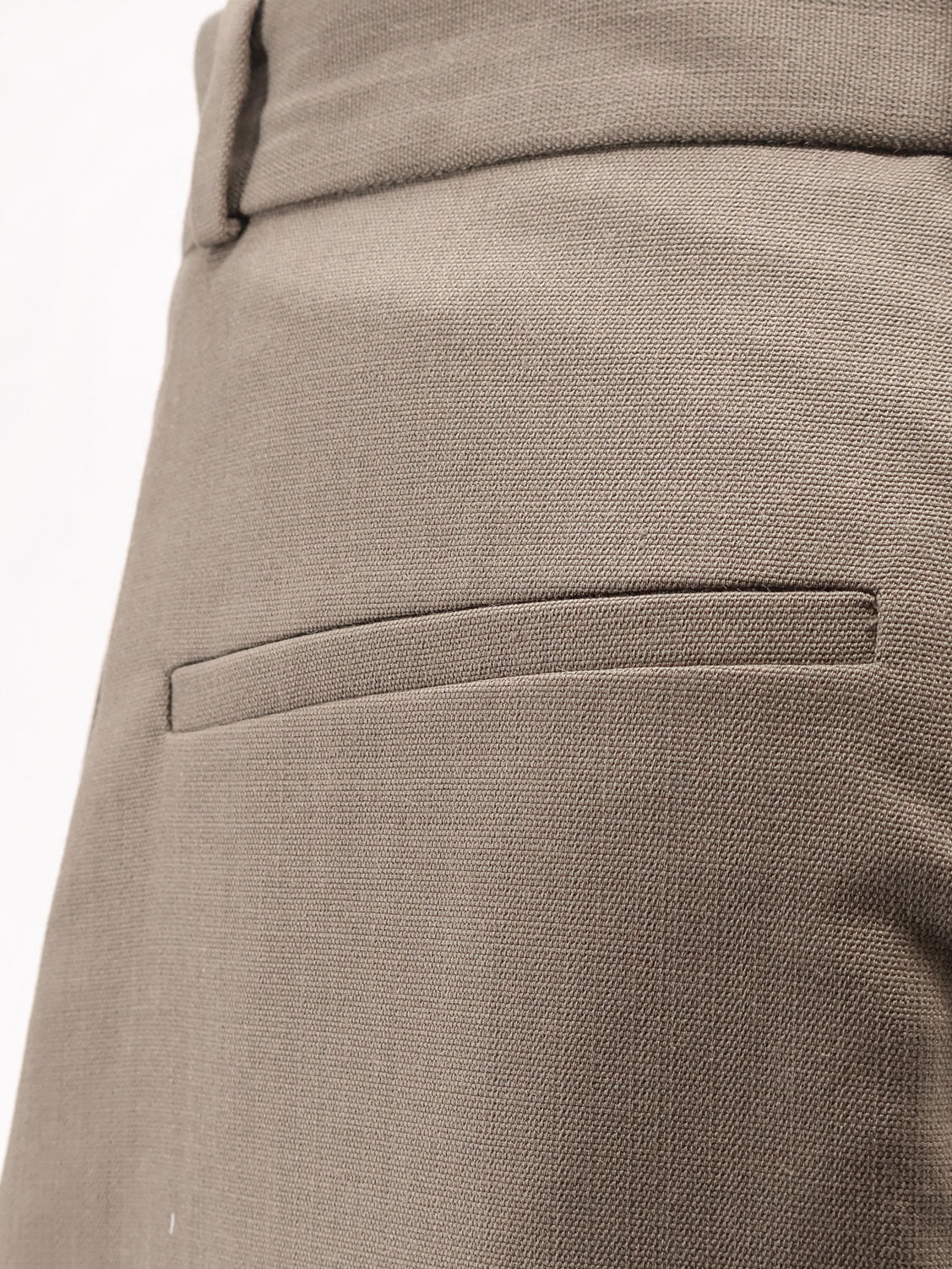Oversized wool blend trousers