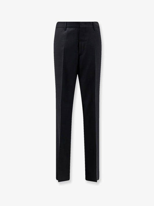 Viscose and silk trousers