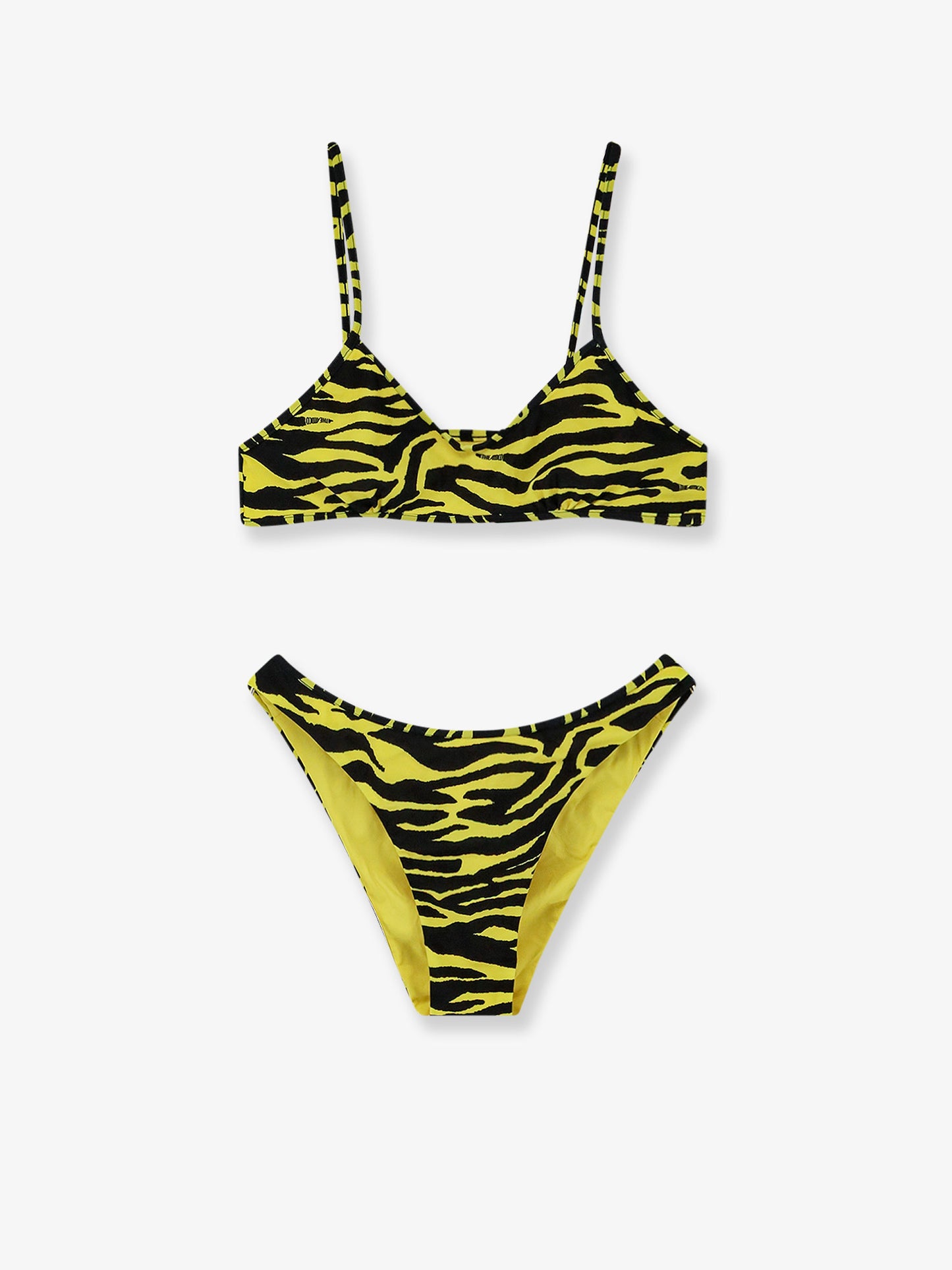 Bikini The Attico il primo Bagno in lycra zebrata