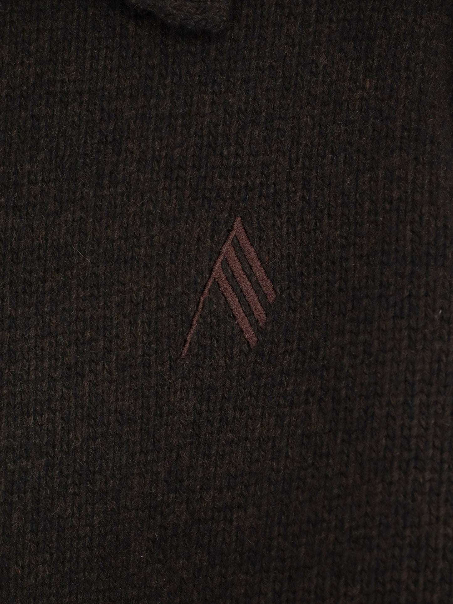 Virgin wool and cashmere blend cardigan