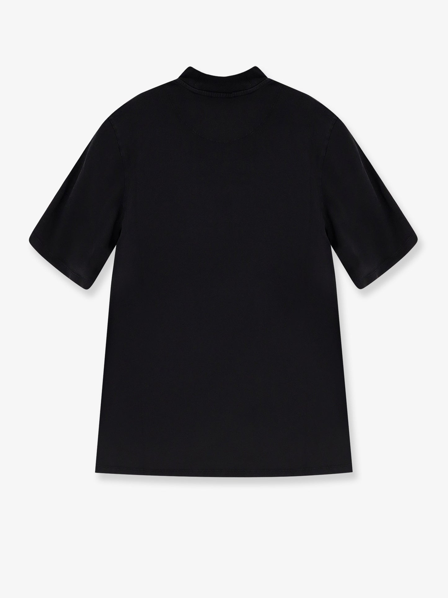 Cotton t-shirt with embroidered logo on the front