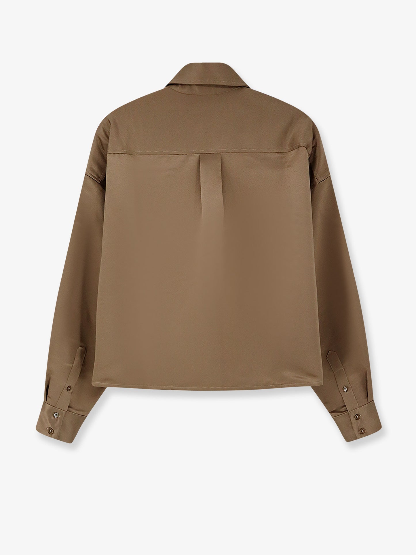 Arlen satin boxy shirt