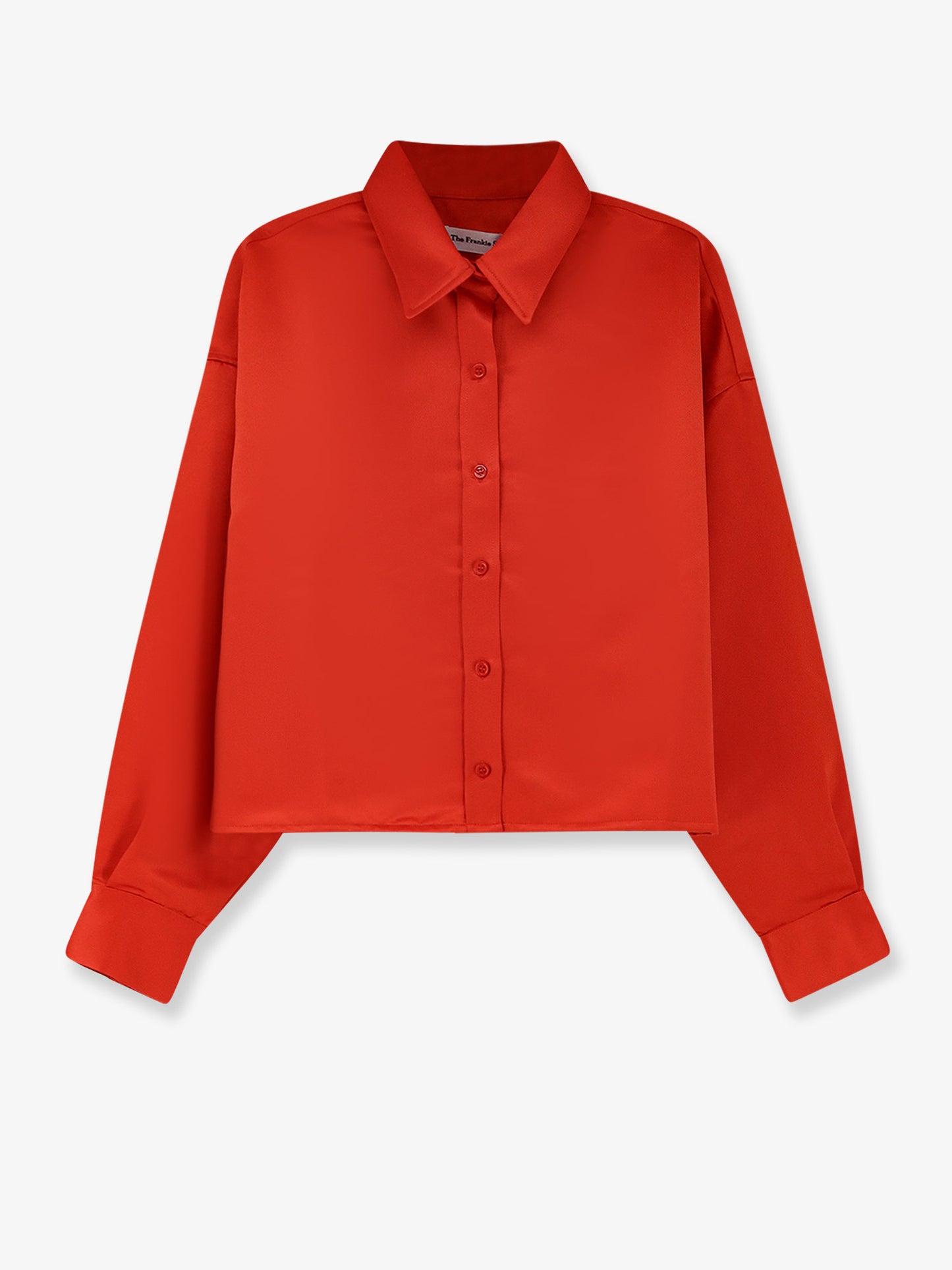 Arlen satin boxy shirt