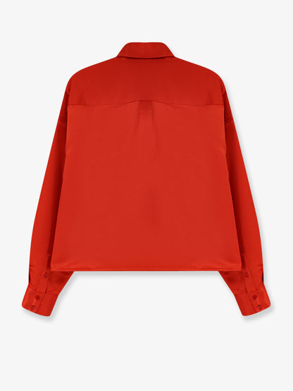 Arlen satin boxy shirt thumbnail