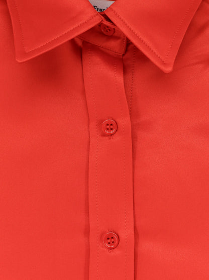 Arlen satin boxy shirt thumbnail