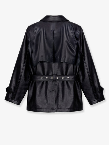 Kelia faux leather trench thumbnail