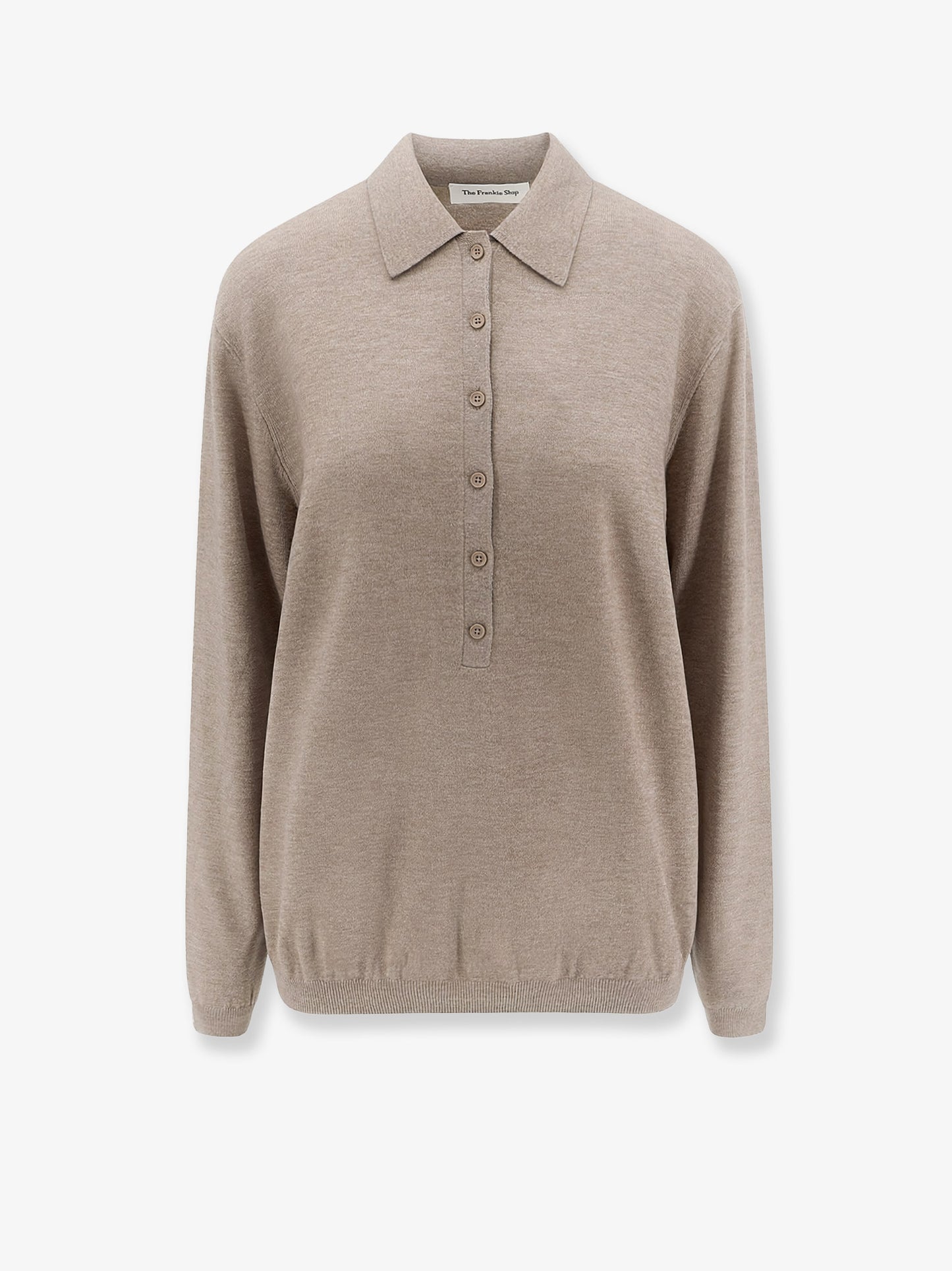 Maglia polo Tala in misto lana