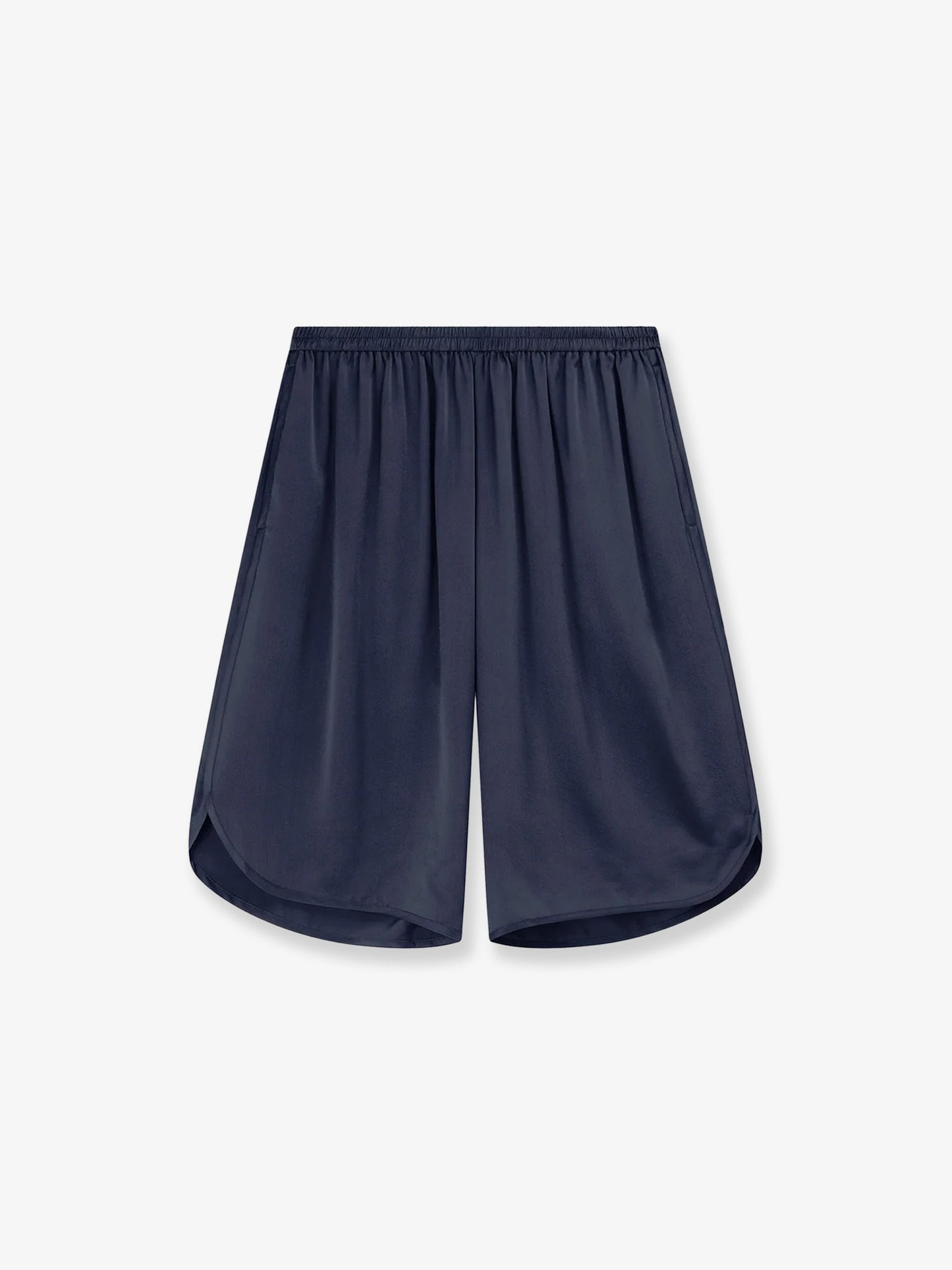Nelis satin Bermuda shorts