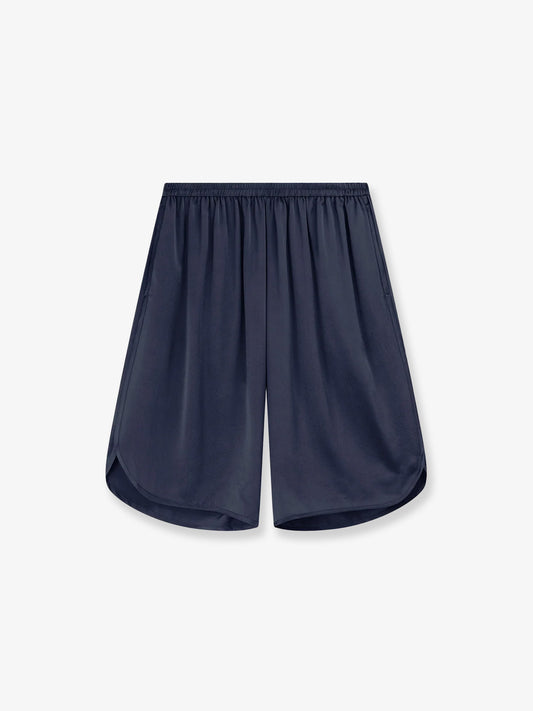 Nelis satin Bermuda shorts