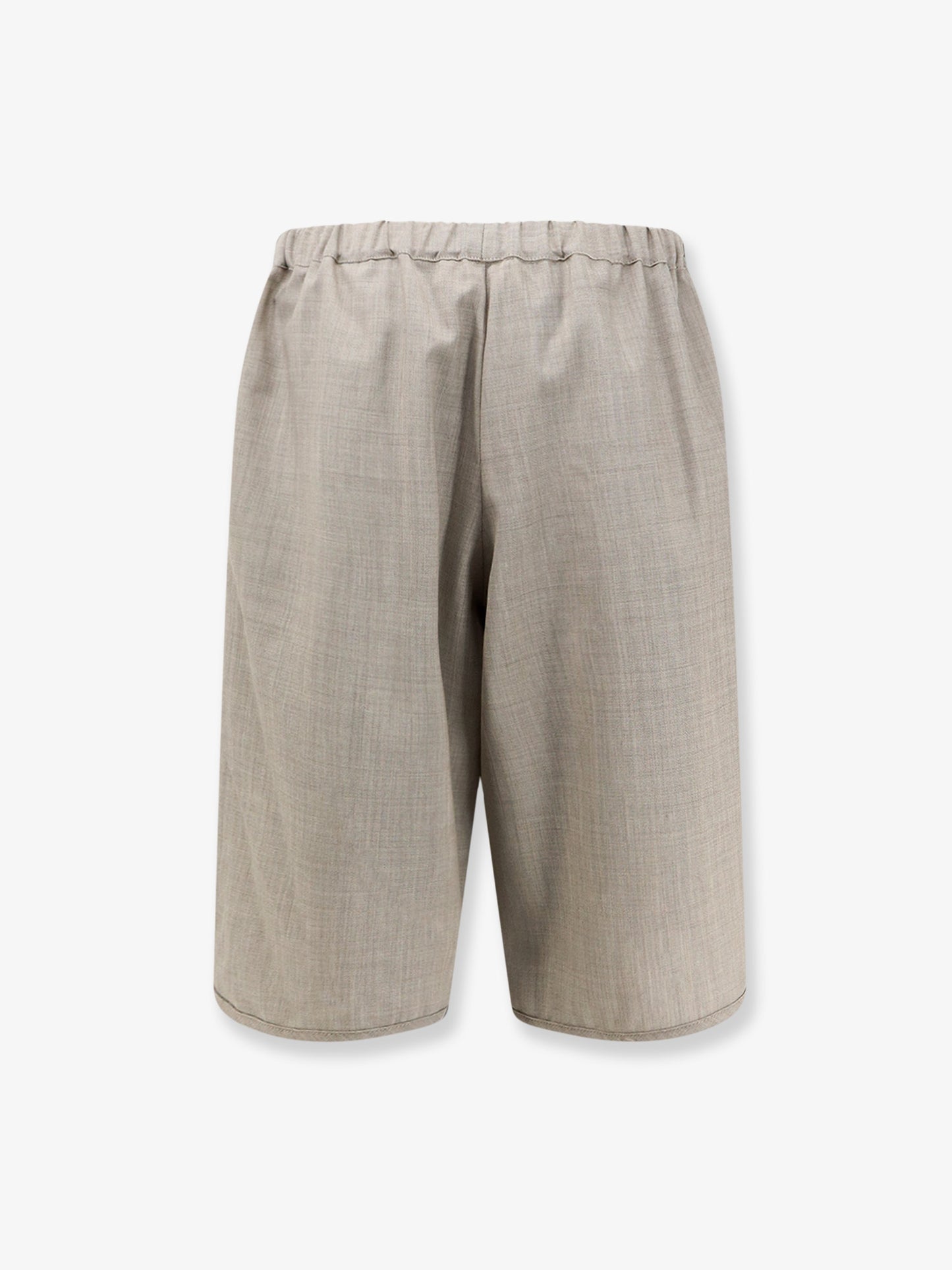 Nelis mélange virgin wool bermuda shorts