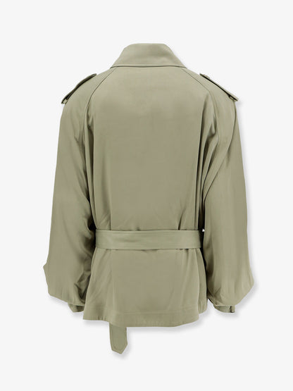 Elva Fluid viscose trench thumbnail