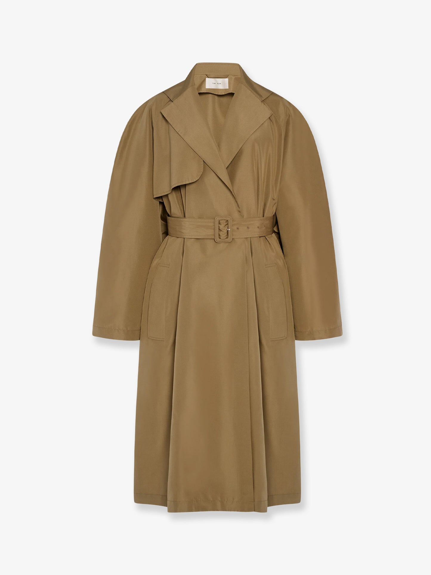 Amapola ultrafine silk trench coat