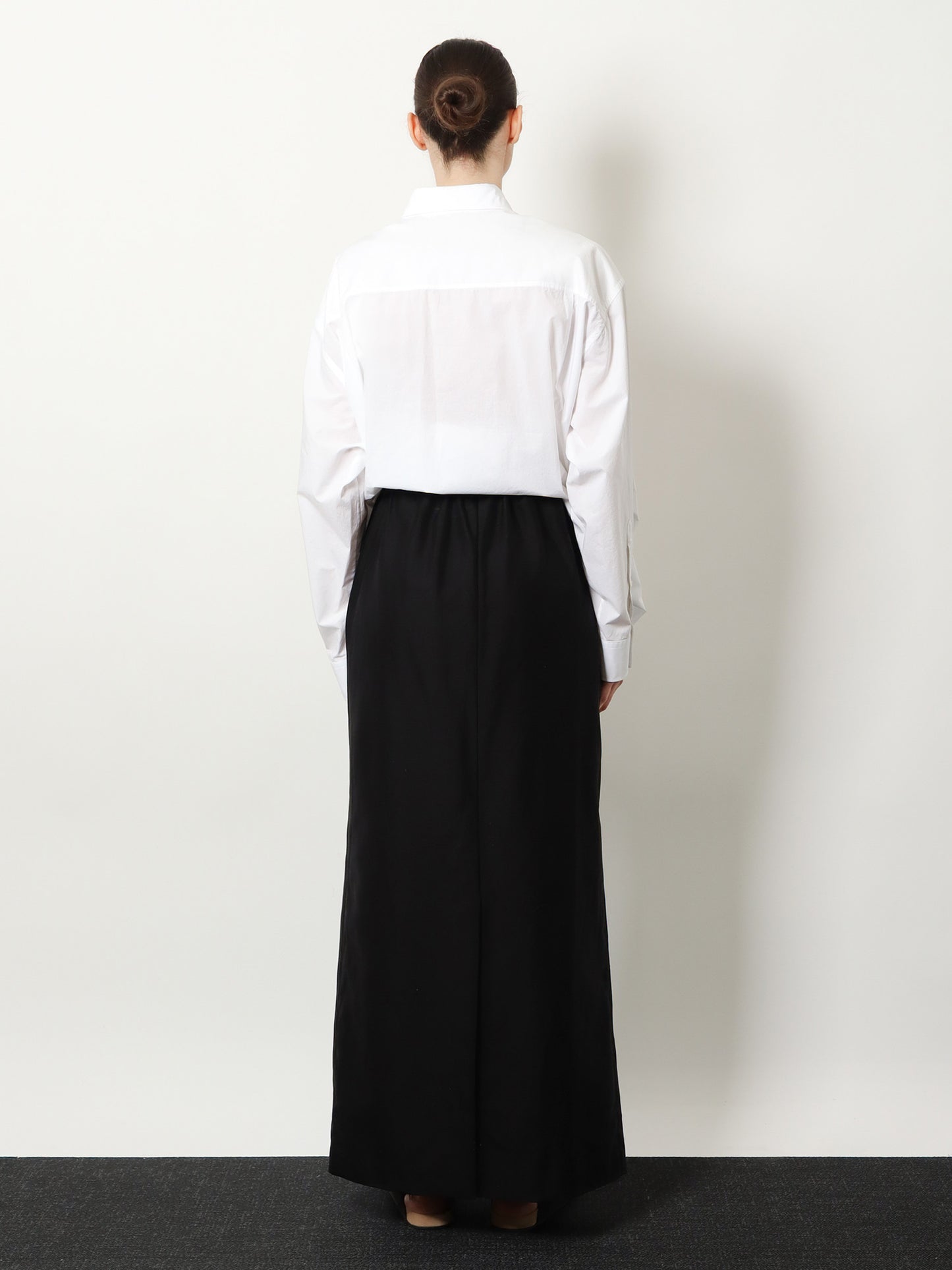 Saul cotton and silk long skirt