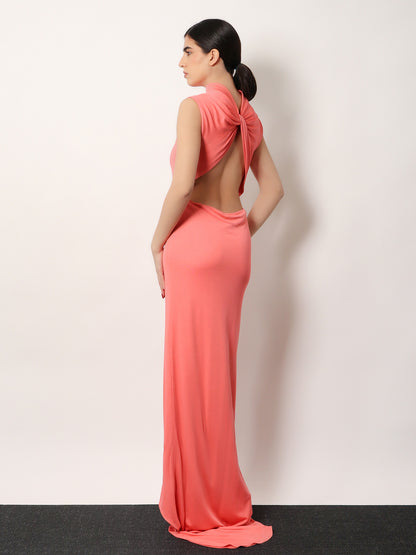 Long viscose dress thumbnail