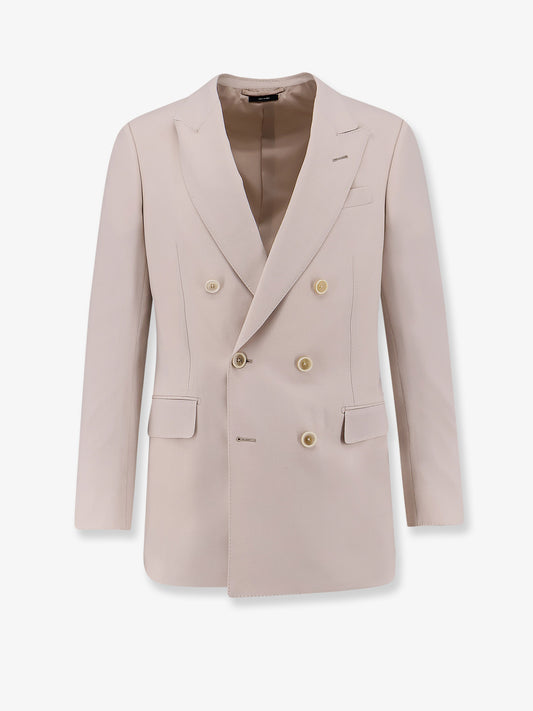 Wool, cashmere and silk blazer