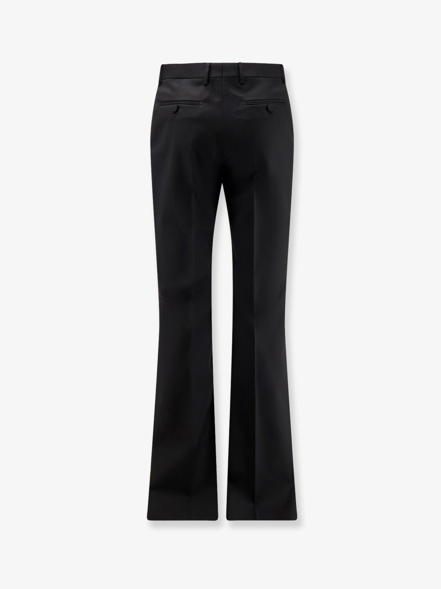 Wool and silk trousers