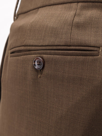 Pantaloni in lana con pinces thumbnail