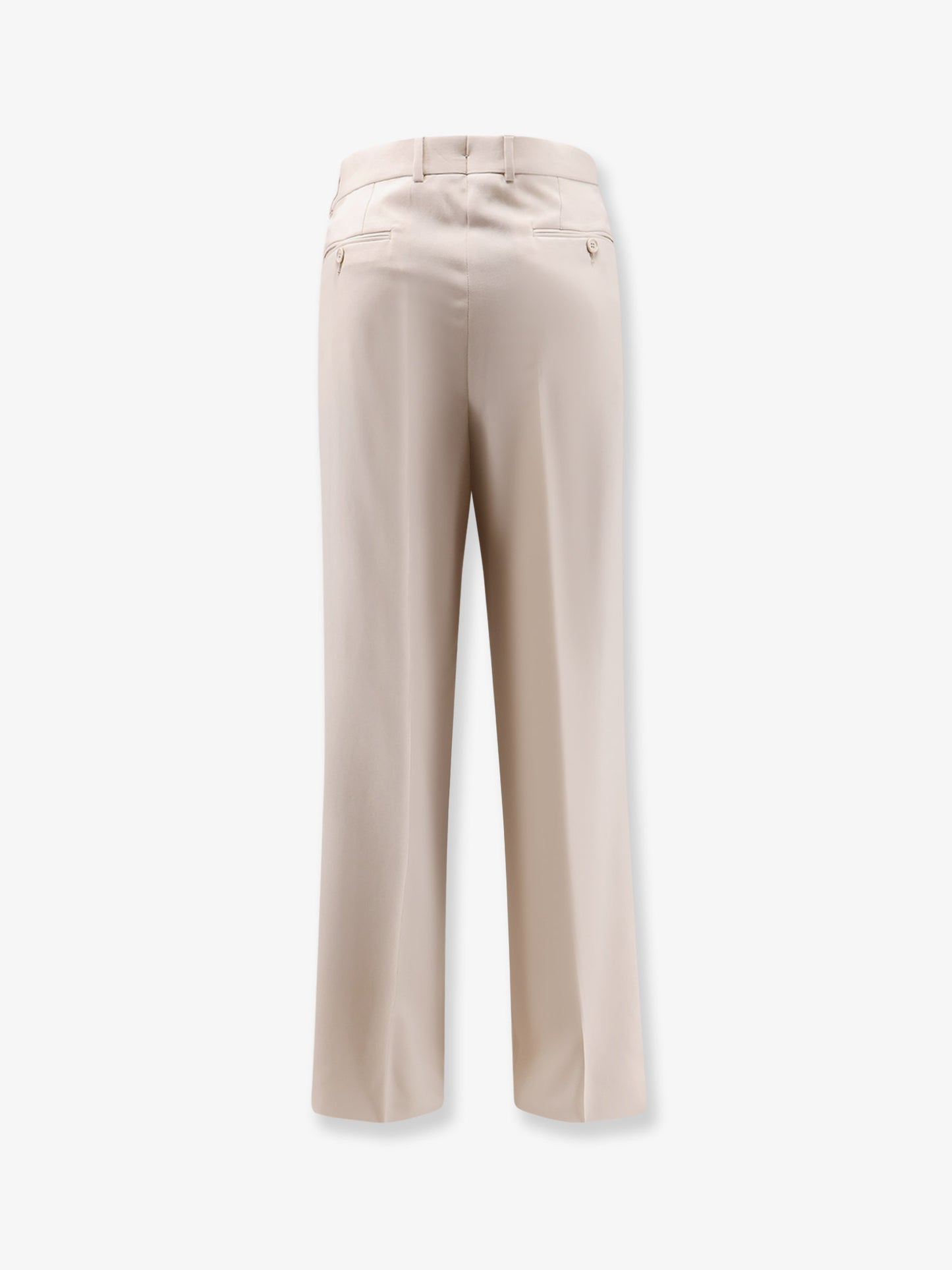 Wool, cashmere and silk trousers