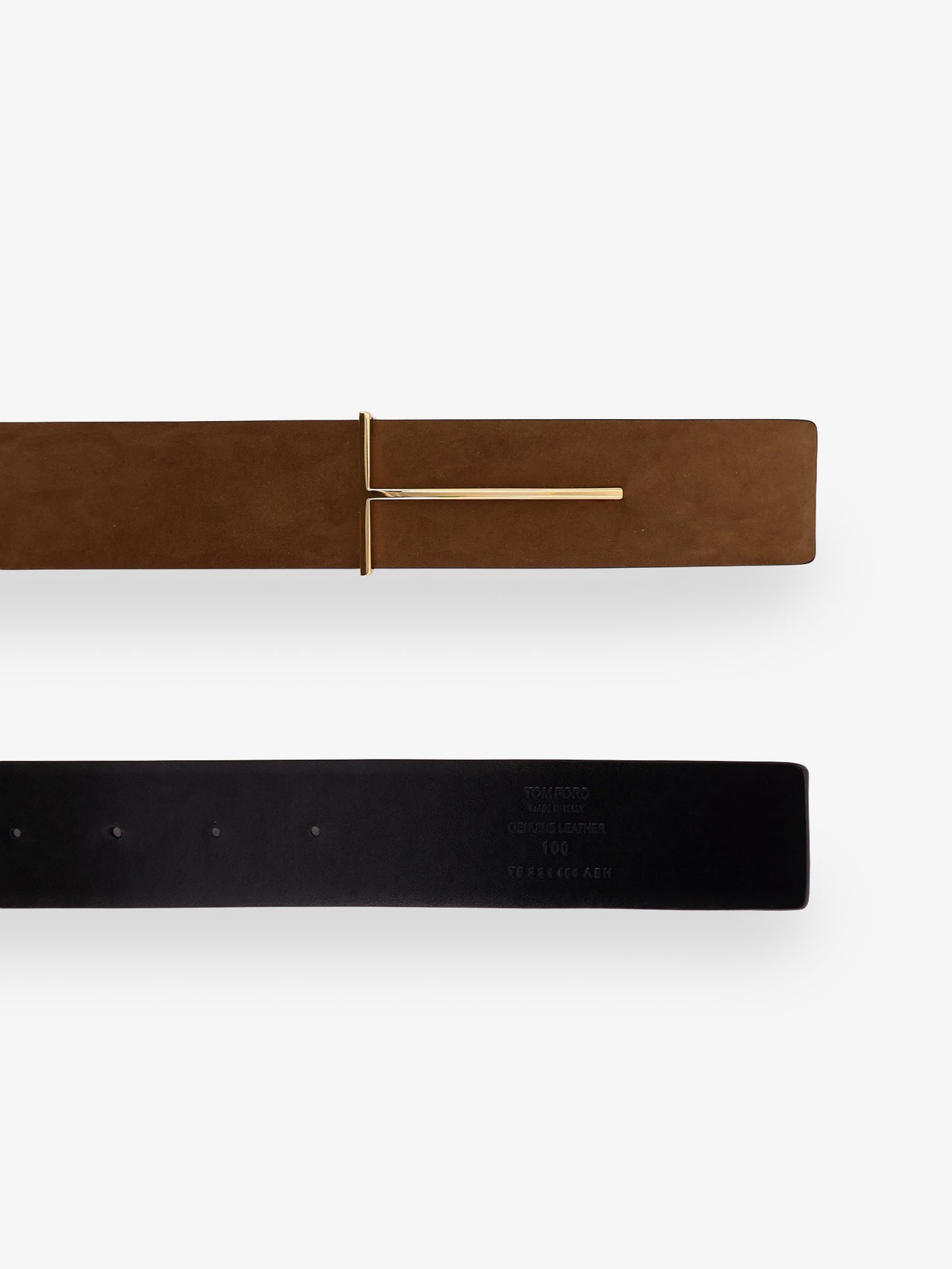 Suede belt