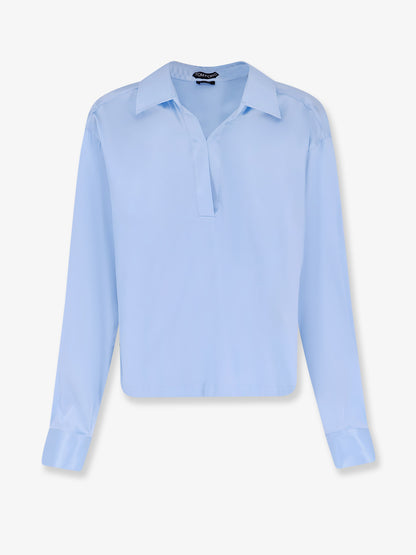 Stretch satin shirt thumbnail