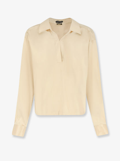 Stretch satin shirt thumbnail