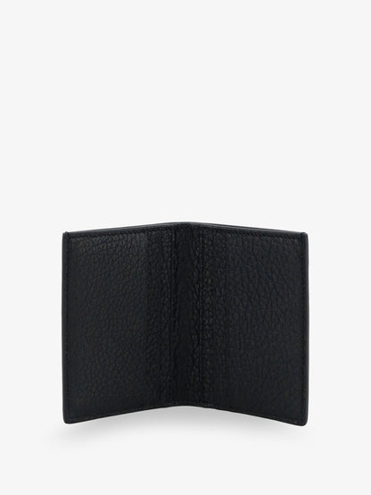 Leather card holder with embossed logo thumbnail