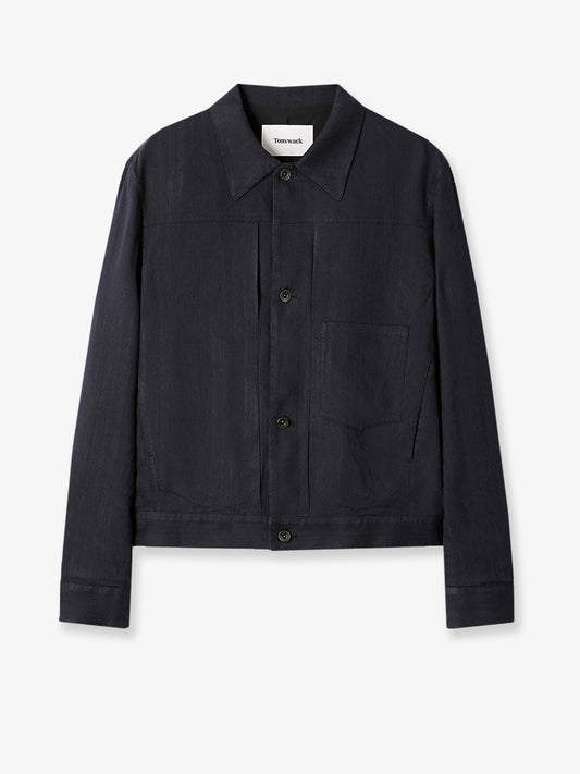 Linen blend jacket