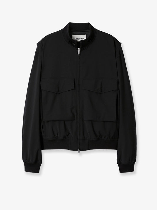 Wool blend jacket
