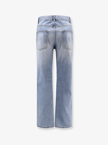 Straight fit cotton jeans thumbnail