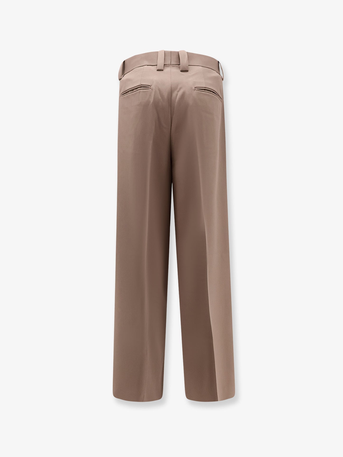 Wool blend trousers with frontal pinces