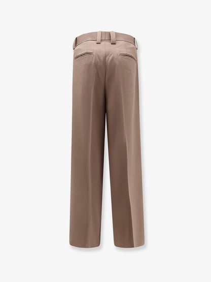 Wool blend trousers with frontal pinces thumbnail