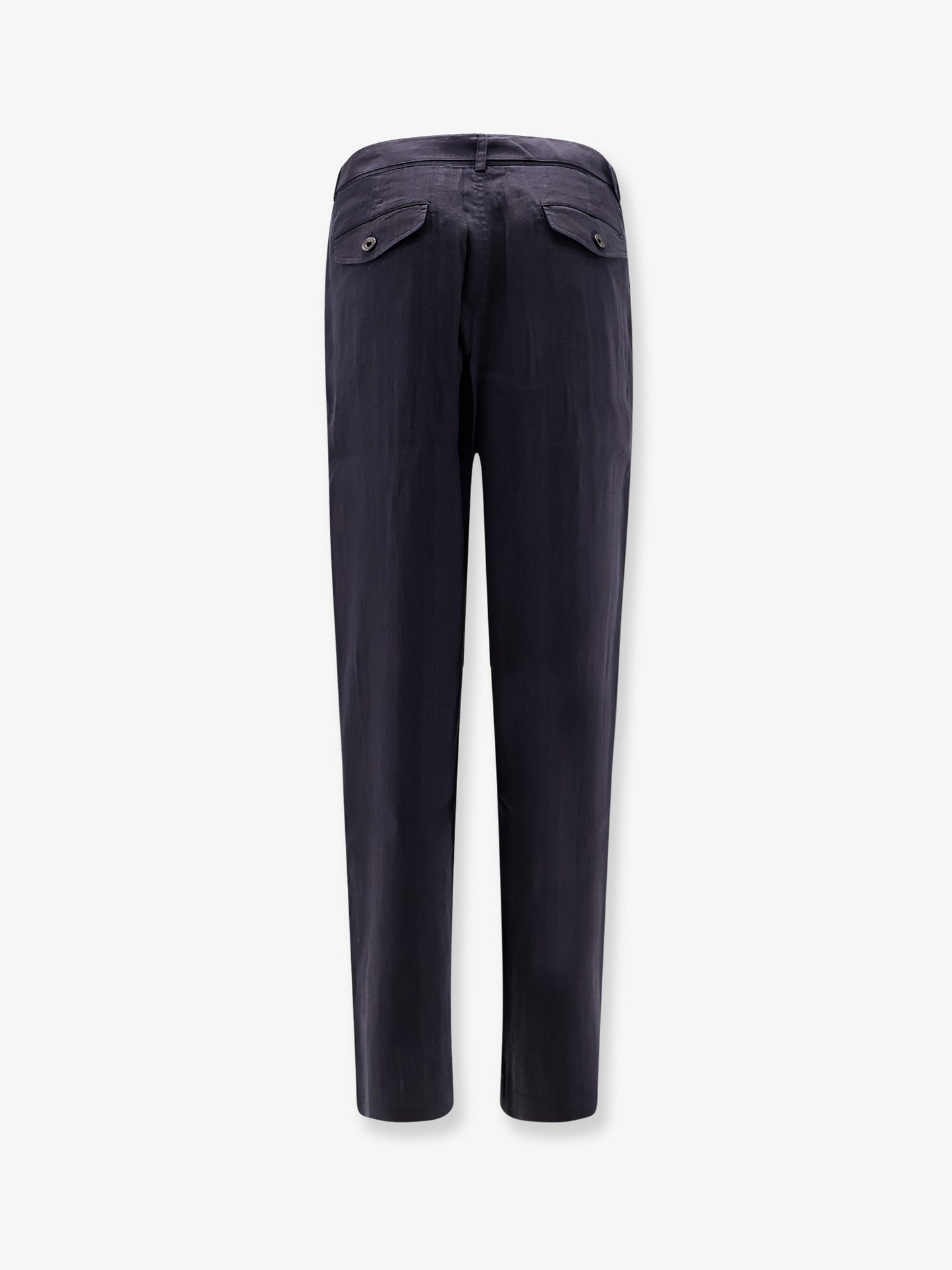 Linen blend trousers