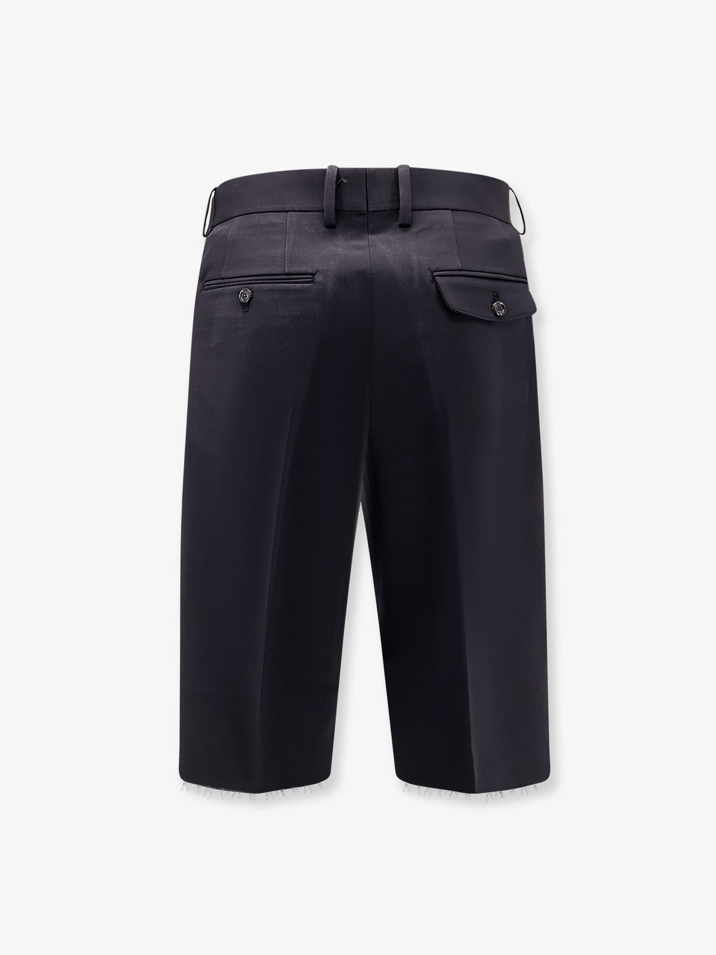 Wool blend bermuda shorts with frontale pinces