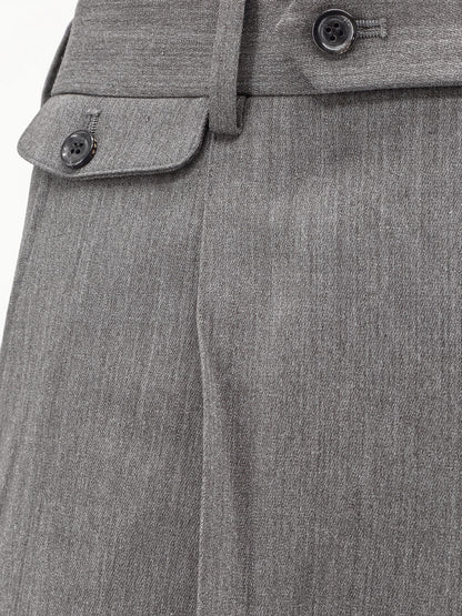 Wool blend bermuda shorts with frontal princes thumbnail