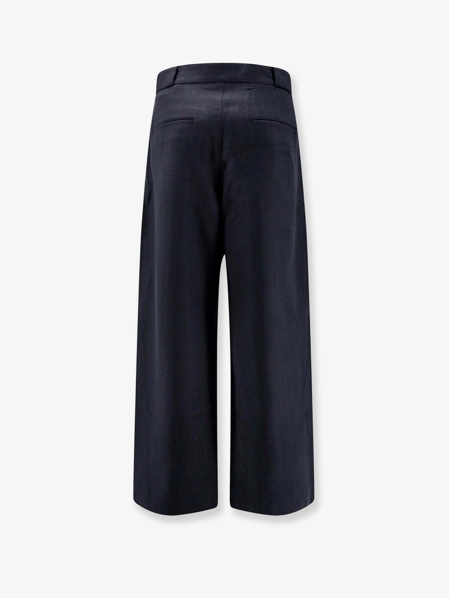 Loose fit cotton trousers