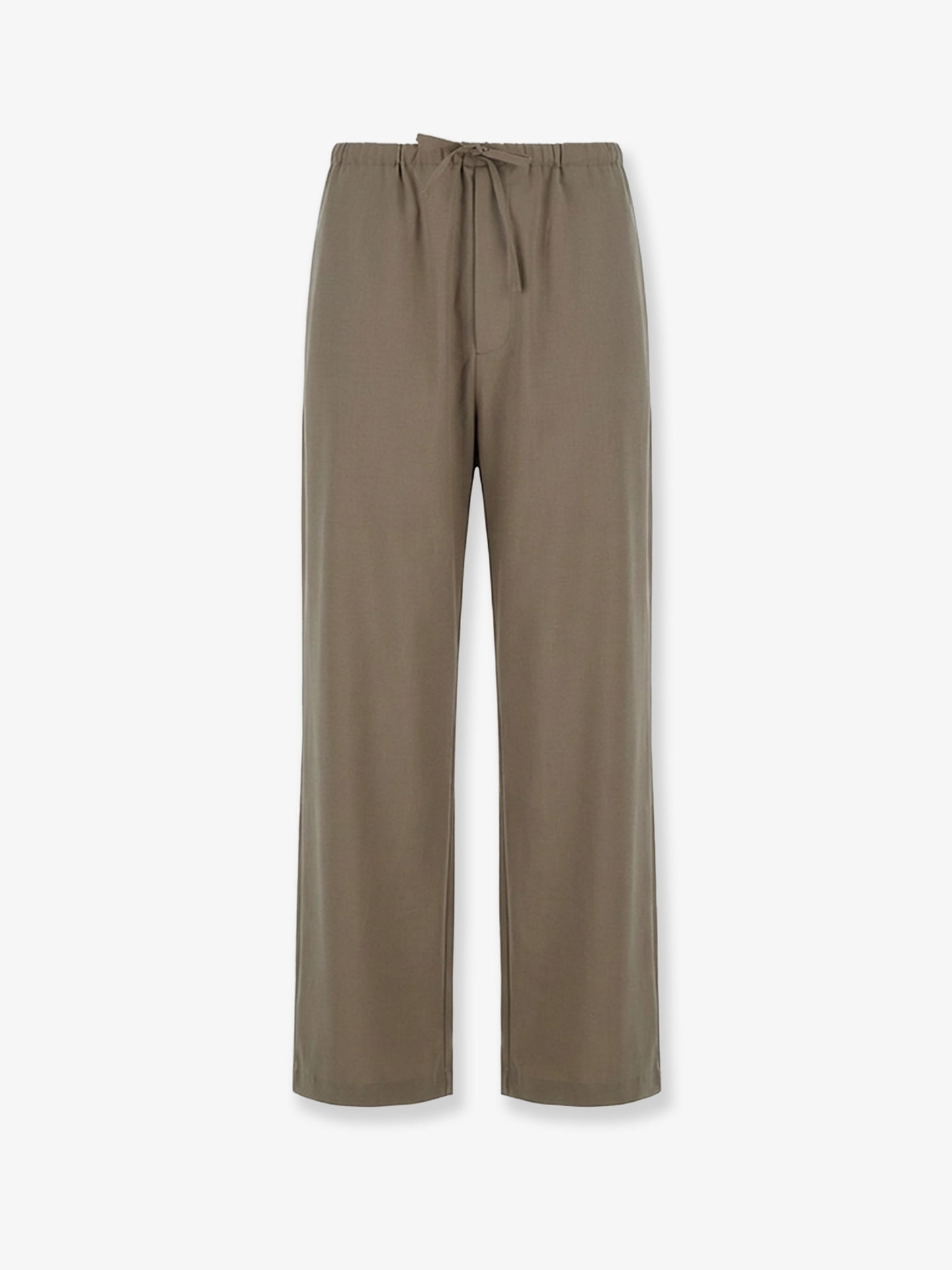 Wool blend trousers