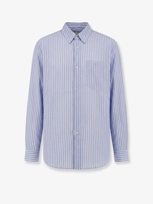 Lyocell shirt with striped motif