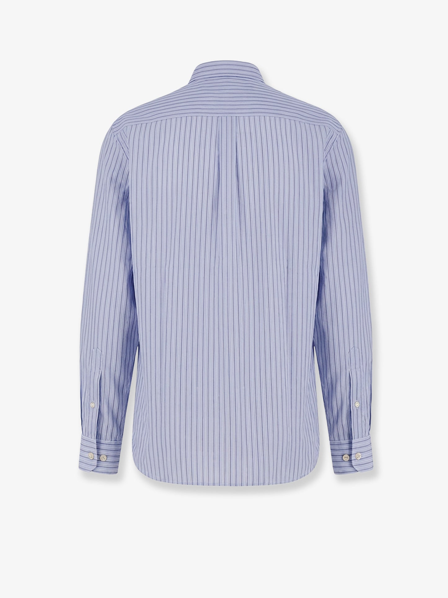 Lyocell shirt with striped motif