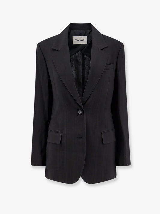 Airy Tailored rayon blazer