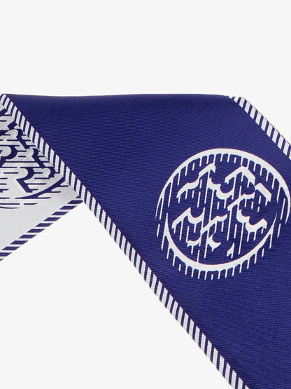 Medallion Logo Ribbon silk tie thumbnail