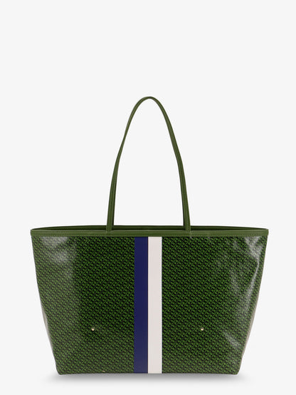 Coated canvas The Racer Tote shoulder bag with all-over logo thumbnail