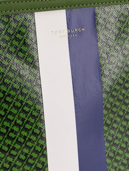 Coated canvas The Racer Tote shoulder bag with all-over logo thumbnail