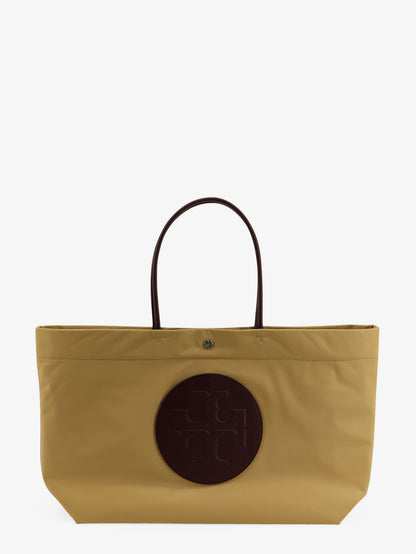 Ella Twist nylon shoulder bag with maxi logo patch on the front thumbnail