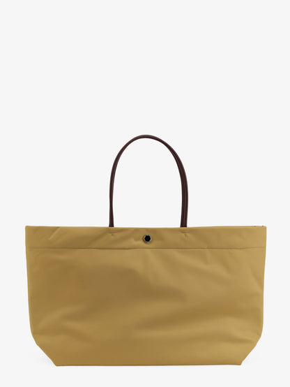 Ella Twist nylon shoulder bag with maxi logo patch on the front thumbnail