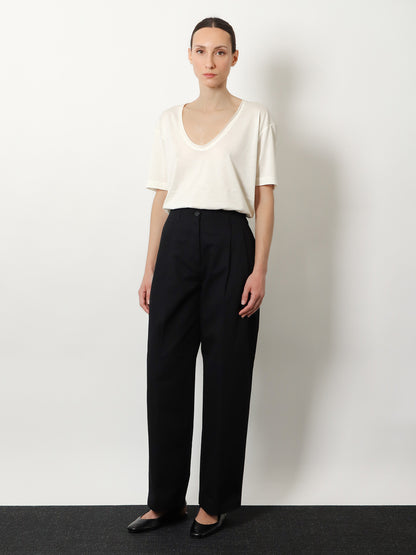 Relaxed cotton trousers thumbnail