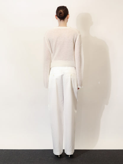 Relaxed cotton trousers thumbnail