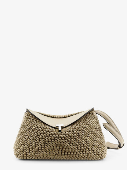 T-Lock woven leather clutch thumbnail