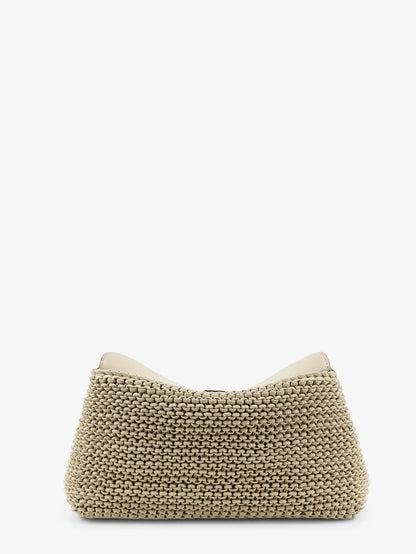 T-Lock woven leather clutch thumbnail