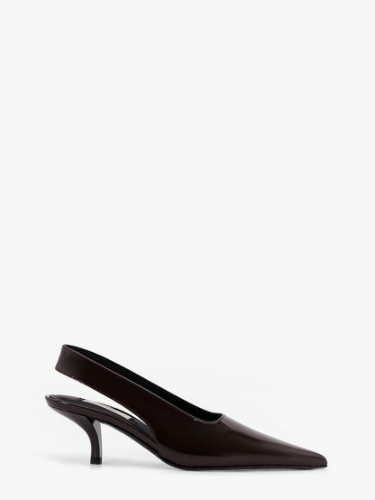 Patent leather slingback pumps thumbnail