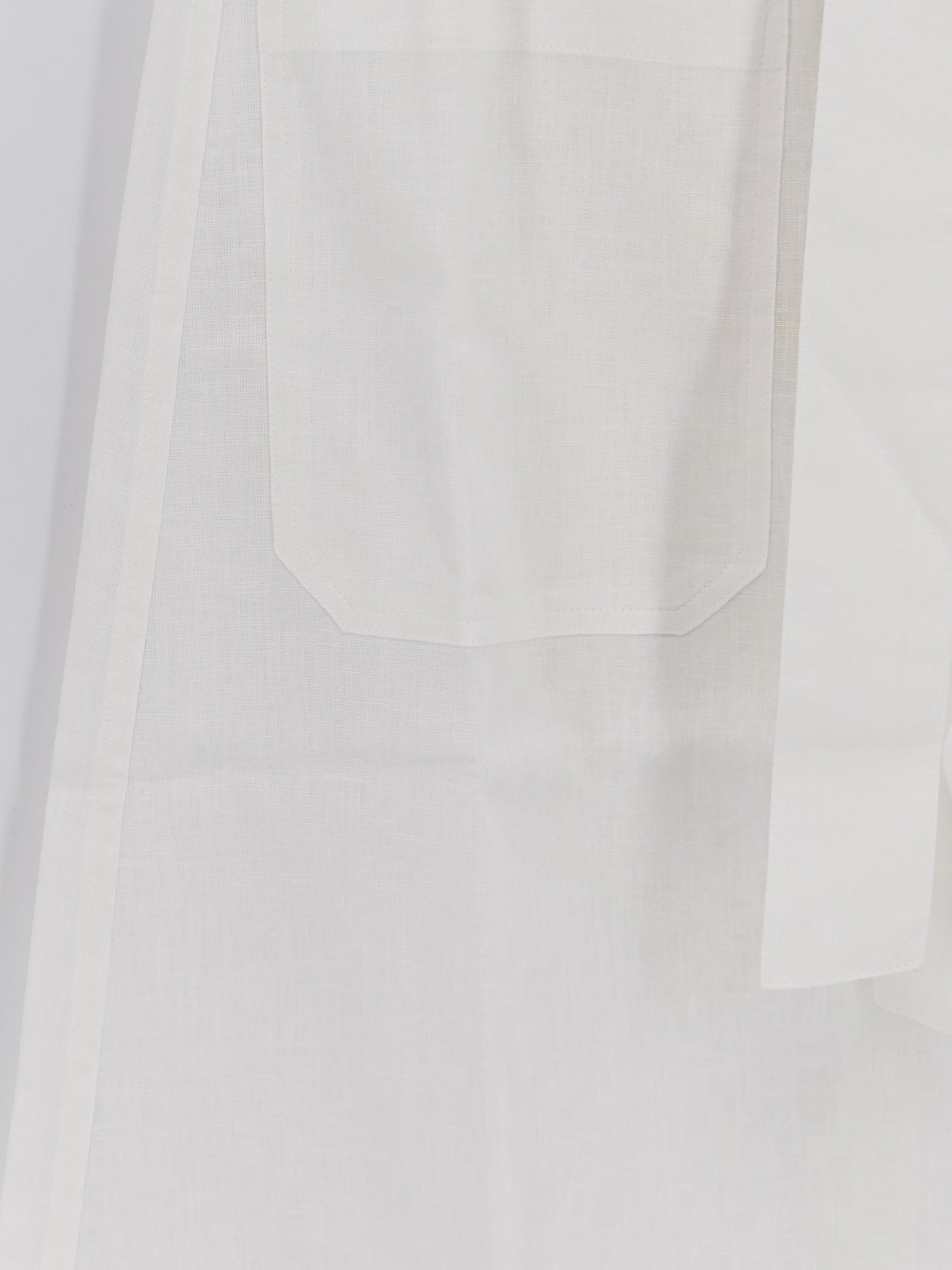 Tie-Waist cotton and linen skirt